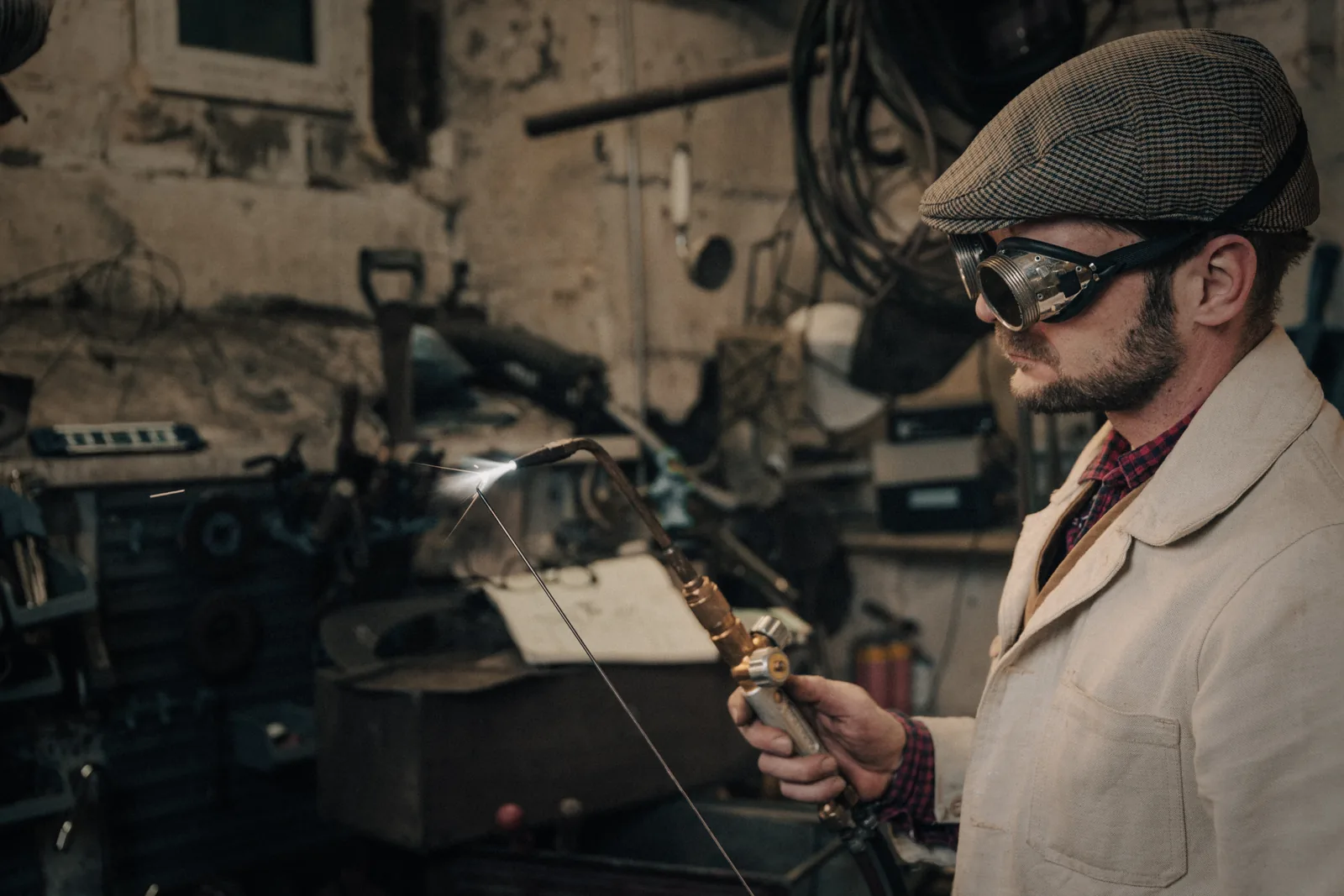 Handwerk bei der Arbeit